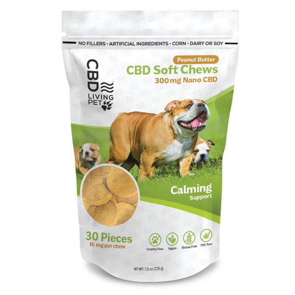 CBD Dog Chews Peanut Butter - Calming Support For Dogs